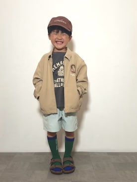 YU⭐︎さん（キッズ・100cm）の春コーディネート