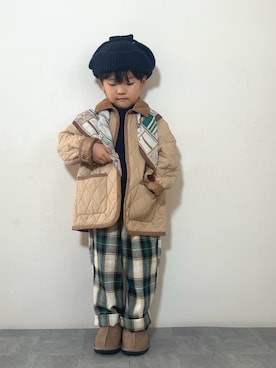 「アイテム（財布/小物）」を使った、YU⭐︎さん（キッズ・100cm）の秋コーディネート