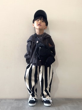 「アイテム（パンツ）」を使った、YU⭐︎さん（キッズ・100cm）の秋コーディネート