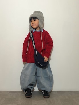 YU⭐︎さん(キッズ・100cm)の冬コーディネート