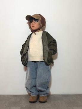 YU⭐︎さん(キッズ・100cm)の冬コーディネート
