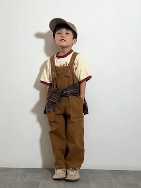 「riziere（リジェール）のアイテム」を使った、YU⭐︎さん（キッズ・110cm）の秋コーディネート