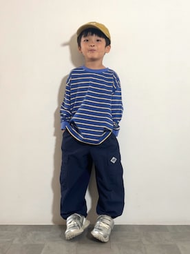 「and D. petit main（アンドディープティマイン）のアイテム」を使った、YU⭐︎さん（キッズ・110cm）の秋コーディネート