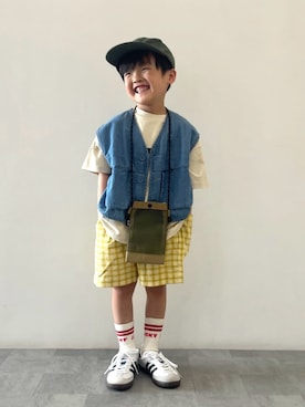 YU⭐︎さん（キッズ・100cm）の春コーディネート