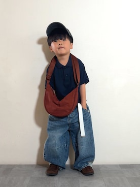 「アイテム（トップス）」を使った、YU⭐︎さん（キッズ・100cm）の夏コーディネート