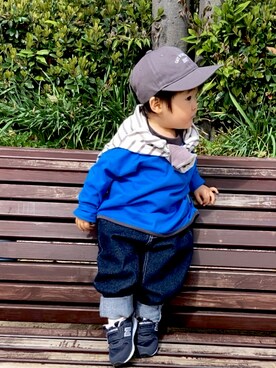 YU⭐︎さん(キッズ・80cm)の春コーディネート