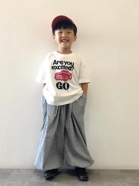「BREEZE（ブリーズ）のアイテム」を使った、YU⭐︎さん（キッズ・100cm）の夏コーディネート