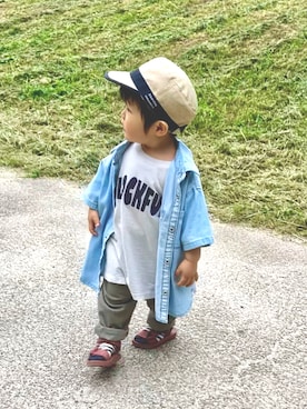 「カラー×コーデ」｜YU⭐︎さん（キッズ・80cm）の春コーディネート