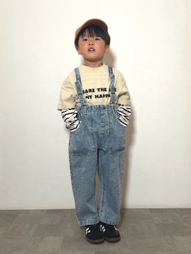 「ZARA KIDSのアイテム」を使った、YU⭐︎さん（キッズ・100cm）の春コーディネート