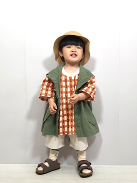 YU⭐︎さん（キッズ・90cm）の春コーディネート