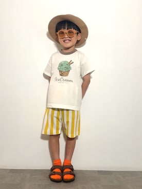 YU⭐︎さん(キッズ・100cm)の夏コーディネート