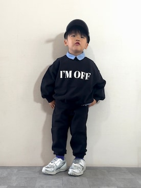 「アイテム（ソックス/靴下）」を使った、YU⭐︎さん（キッズ・100cm）の秋コーディネート