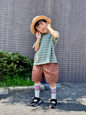 YU⭐︎さん(キッズ・100cm)の夏コーディネート