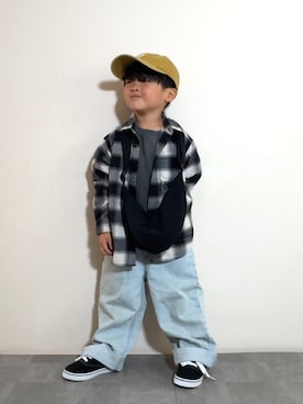 YU⭐︎さん（キッズ・100cm）の秋コーディネート