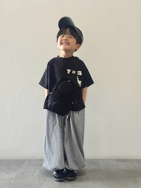 「アイテム（バッグ）」を使った、YU⭐︎さん（キッズ・100cm）の春コーディネート