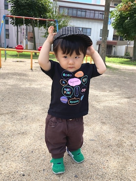 YU⭐︎さん（キッズ・70cm）の秋コーディネート