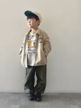 「menue（メヌエ）のアイテム」を使った、YU⭐︎さん（キッズ・100cm）の冬コーディネート