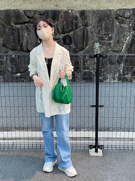 「AKIII CLASSIC（アキクラシック）のアイテム」を使った、Minaさん（レディース・153cm）の春コーディネート