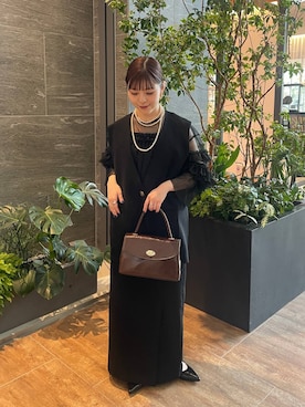 「アイテム（ヘアアクセサリー）」を使った、Minaさん（レディース・153cm・20代）の夏コーディネート