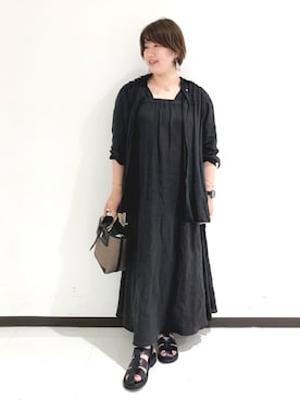 「LAROUTE」｜mikikiさん（レディース・165cm）の夏コーディネート