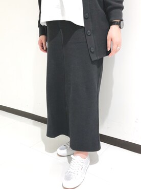 「SUPERGA（スペルガ）のアイテム」を使った、mikikiさん（レディース・165cm）の冬コーディネート