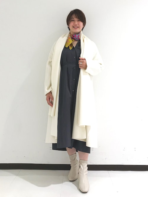 Rouge vif（ルージュ ヴィフ） マフラーリバーコート : ZOZOTOWN Yahoo