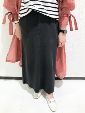 「Rouge vif（ルージュヴィフ）のアイテム（トレンチコート）」を使った、mikikiさん（レディース・165cm）の春コーディネート