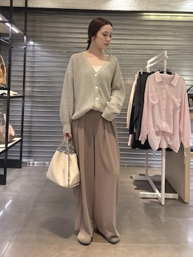 「DouDou（ドゥドゥ）のアイテム」を使った、risaさん（レディース・169cm）の秋コーディネート