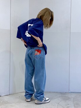 Raさんの「BACKSIDE OG S/S TEE」を使ったコーディネート