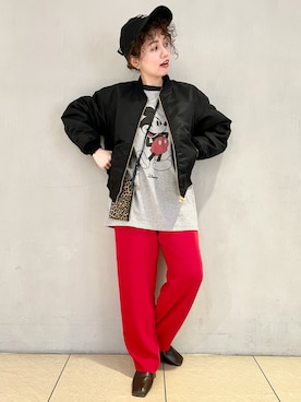 「Coming soon…」｜「アイテム（ブルゾン）」を使った、SHOさん（レディース・153cm）の夏コーディネート