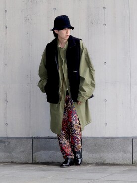 モッズコートを使った 重ね着 のメンズ人気ファッションコーディネート Wear