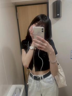 「インスタやってます」｜yun0.krさん（レディース・170cm）の夏コーディネート