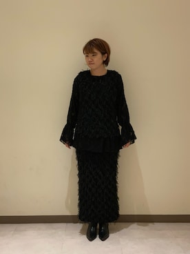 「Te chichi（テチチ）のアイテム（ベスト）」を使った、　あいか🧸さん（レディース・159cm）の秋コーディネート