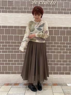 「Te chichi（テチチ）のアイテム（その他シューズ）」を使った、　あいか🧸さん（レディース・159cm）の秋コーディネート