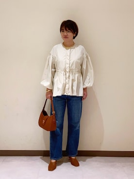 「Te chichi（テチチ）のアイテム（ジャケット/アウター）」を使った、　あいか🧸さん（レディース・159cm）の春コーディネート