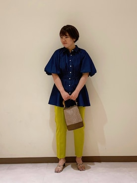 「Te chichi（テチチ）のアイテム」を使った、　あいか🧸さん（レディース・159cm）の春コーディネート
