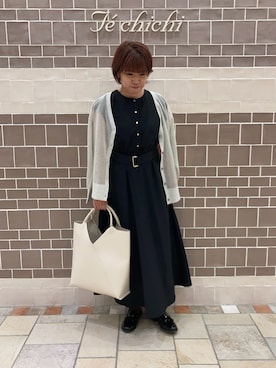「テチチ(Te chichi)」｜「アイテム（ワンピース/ドレス）」を使った、　あいか🧸さん（レディース・159cm）の夏コーディネート
