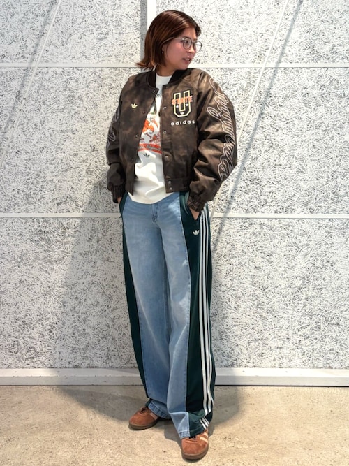 adidas×CLUBHAUS Collection テーパードパンツ アディダス オリジナルス アスレチック デプト デニム