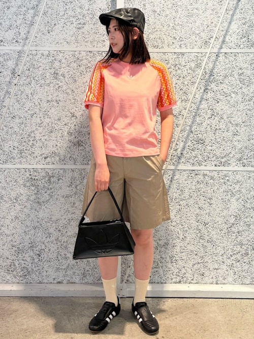 adidas アディダス オリジナルス サマーグロー カリ 半袖Tシャツ S アディダス オリジナルス サマーグロー カリ 半袖Tシャツ