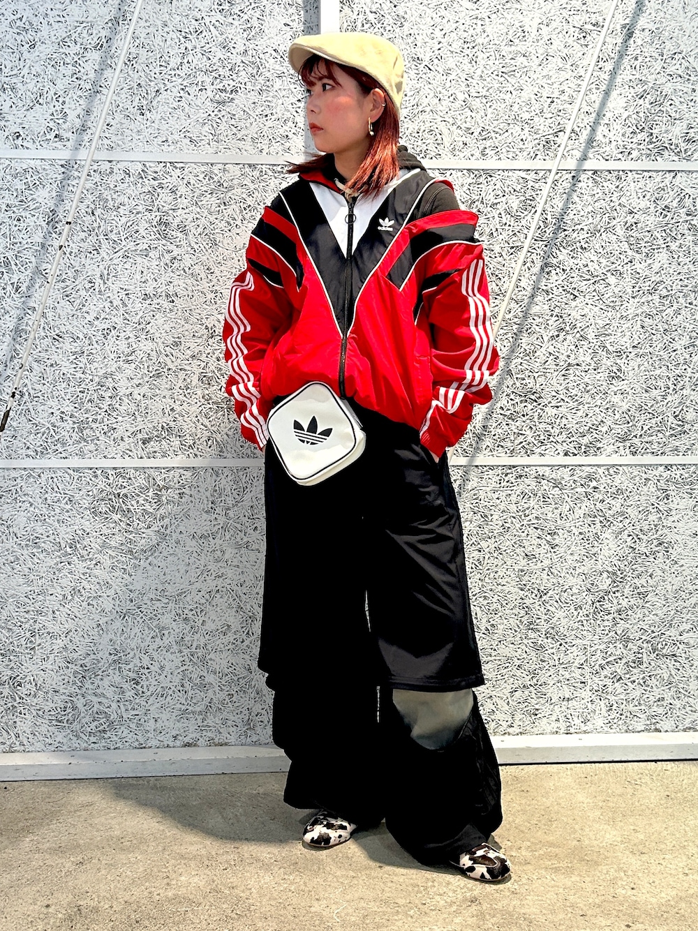 RASANT カットライン トラックパンツ　レッド adidas パンツ adidas/アディダス/Rasant カットライン トラック