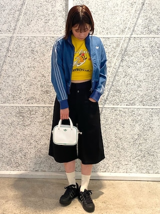 希少サイズ　美品　adidas デニム セットアップ ストライプ デニムジャージ adidas（アディダス）の「アディカラー デニム トラックトップ