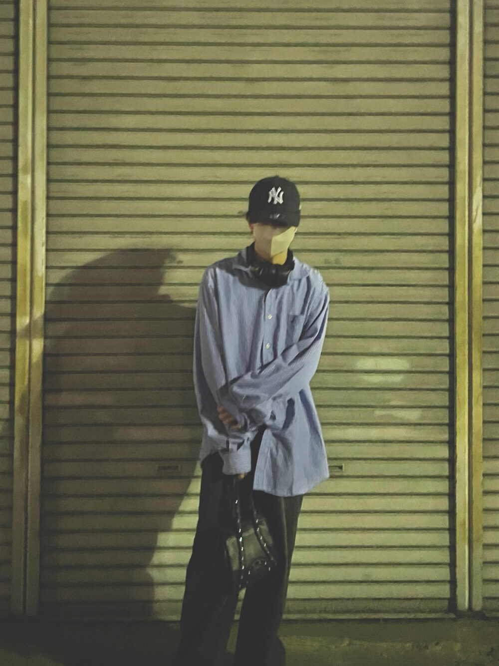 「春服コーデ、メンズファッション、低身長コーデ、春服、おしゃれさんと繋がりたい、ootd」｜「DIESELのアイテム（バッグ、ブラック系）」を使った、tadashi0309さん（メンズ・163cm）の春コーディネートの1枚目の写真
