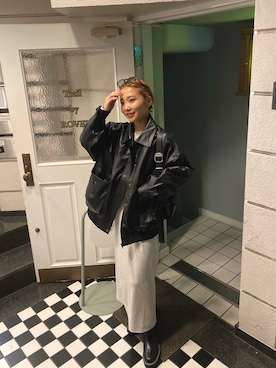 「アイテム（ワンピース）」を使った、nenedesu125さん（レディース・154cm）の秋コーディネート