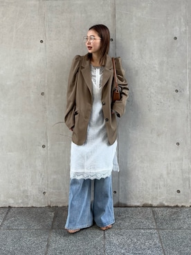 「THE YOn（ザヨン）のアイテム」を使った、nenedesu125さん（レディース・154cm）の冬コーディネート