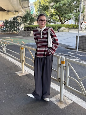 「THE YOn（ザヨン）のアイテム」を使った、nenedesu125さん（レディース・154cm）の冬コーディネート