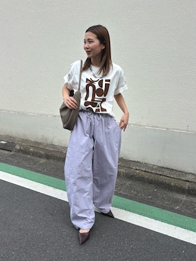 「THE YOn（ザヨン）のアイテム」を使った、nenedesu125さん（レディース・154cm）の春コーディネート