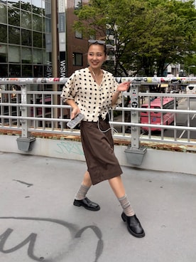 「THE YOn（ザヨン）のアイテム」を使った、nenedesu125さん（レディース・154cm）の春コーディネート