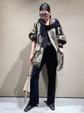 「アイテム（ベスト）」を使った、chaos _eriさん（レディース・158cm・30代）の夏コーディネート
