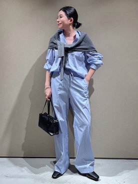 「Chaos（カオス）のChaos(カオス)/ハースニットプルオーバー（ニット/セーター）」を使った、chaos _eriさん（レディース・158cm）の夏コーディネート