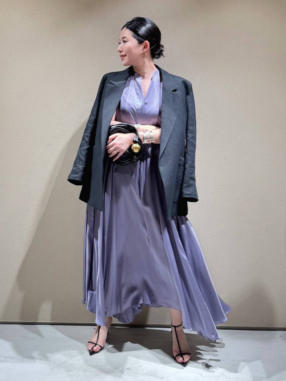 【タグ付き】chaos カオス サンディングシルクワンピース ブルー Chaos カオス サンディングシルク ワンピース Chaos(カオス)/【新色